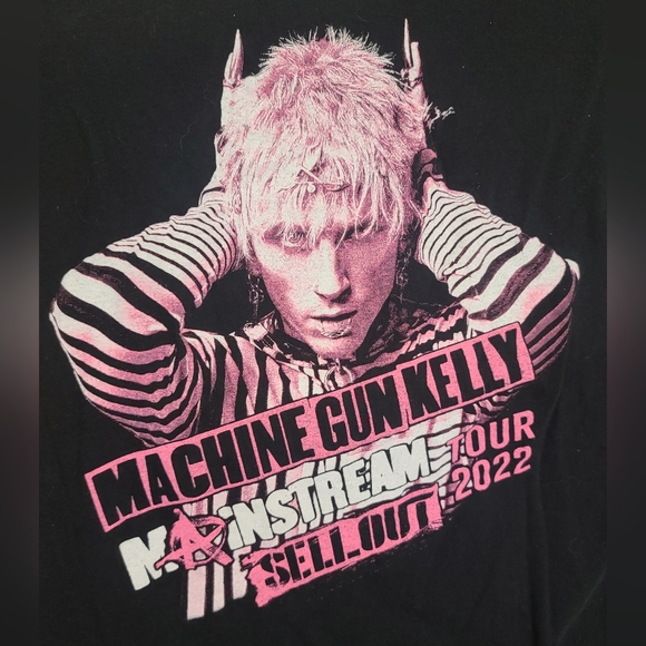Mens Machine Gun Kelly T-shirt Sz L - Picture 3 of 4
